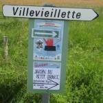 Ouverture de nos jardins des 17 & 18 juin 2023 - Le Jardin du Petit Prince chez Thérèse - Fléchage de l'itinéraire : le format A3 explique l'image d'une année antérieure