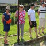 Ouverture de nos jardins des 17 & 18 juin 2023 - Le Jardin de Quentin - Il n'y a pas que les tomates qui sont bien alignés de part et d'autre du maitre des lieux !