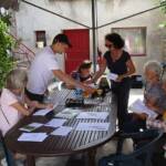 Ouverture de nos jardins des 17 & 18 juin 2023 - Le Jardin de Quentin - Collation & prise de documents pour poursuivre les conversations en toute décontraction