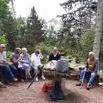 Fêtes de Plantes 2023 à Chavaniac-Lafayette des 3 & 4 juin 2023 - Photo de groupe à l'aire du repas