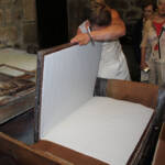 Visite à Ambert du 24 juin - Le moulin à papier Richard de Bas - Dépose selon grammage