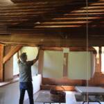 Visite à Ambert du 24 juin - Le moulin à papier Richard de Bas - Le séchage