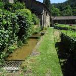 Visite à Ambert du 24 juin - Le moulin à papier Richard de Bas - Le béal d'arrivée