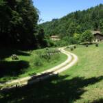 Visite à Ambert du 24 juin - Le moulin à papier Richard de Bas - On quitte la vallée avec le ruisseau de Laga