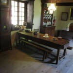 Visite à Ambert du 24 juin - Le moulin à papier Richard de Bas - La salle à manger historique