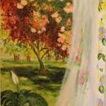 "Les artistes sont au jardin" - Journées des 30 juin & 01 juillet - Toile de Nicole