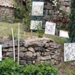 "Les artistes sont au jardin" - Journées des 30 juin & 01 juillet - Toiles de Loly Lecroisey
