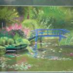 "Les artistes sont au jardin" - Journées des 30 juin & 01 juillet - Autre toile de Chantal