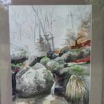 "Les artistes sont au jardin" - Journées des 30 juin & 01 juillet - Toile de Chantal