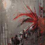 "Les artistes sont au jardin" - Journées des 30 juin & 01 juillet - Autre toile Patricia