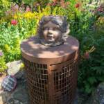 Sortie au village de la Panouse du 10 juillet 2023 - La 1ère sculpture rencontrée en fait