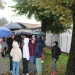 Il pleut ! Visite à la châtaigneraie du Val d'Aurelle en date du 26 octobre 2023 - Il pleut !