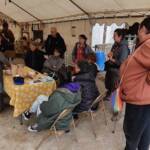 Journée de la Biodiversité - Ferme du Gévaudan à St-Flour de Mercoire du 1er juin Journée de la Biodiversité - Ferme du Gévaudan à St-Flour de Mercoire du 1er juin - Le stand alimentation sous le barnum