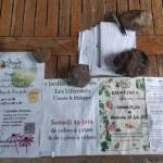 Ouvertures du jardin des Uffernets le samedi 29 juin 2024 - Table documentaire