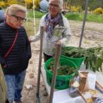 Journée de la Biodiversité - Ferme du Gévaudan à St-Flour de Mercoire du 1er juin Journée de la Biodiversité - Ferme du Gévaudan à St-Flour de Mercoire du 1er juin - adhérentes bien connues débattant des vertus de la grelinette, de la consoude et de l'ortie