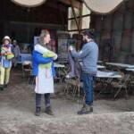 Journée de la Biodiversité - Ferme du Gévaudan à St-Flour de Mercoire du 1er juin Journée de la Biodiversité - Ferme du Gévaudan à St-Flour de Mercoire du 1er juin - Une partie de l'organisation avec Emilie & Julien
