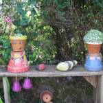 Sortie du 24 juillet 2024 en Haute-Loire (Lesbineyres & Pébrac) - personnages malicieux sur un banc