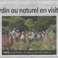 Parution de L'Eveil Hebdo en date du 10 aout 2023 relatif à la visite du village de La Panouse animé par Didier Baduel